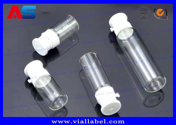 Aceites de belleza 2 ml 3 ml 5 ml 10 ml Cerradura superior Vial de vidrio pequeño con tapa fácil de arrancar
