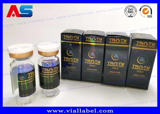 Diseño personalizado de 10 ml de botellas Cajas para etiquetas y frascos Embalaje caja de embalaje de medicamentos