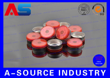 Rojo Aluminio 20mm Caps Flip Off Química Farmacéutica Botellas de Aluminio Caps aceptado a medida