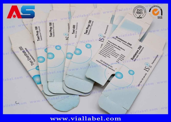 Cajas para vial de 10 ml de cartón para pruebas de laboratorio