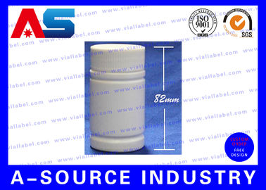 Botellas redondas de plástico de 80 ml ecológicas / botella de medicina con tapa de tornillo botellas de plástico de medicina