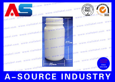 Contenedor de pastillas médicas de 200 ml de HDPE Botellas de pastillas vacías / Botellas de pastillas de vitaminas Botellas de plástico