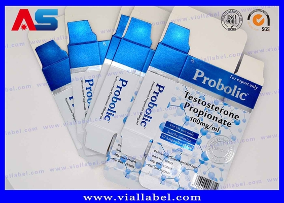 Culturismo Propionato 1 ml Cajas de ampollas Impresión Farmacéutica Cajas de diseño para viales pequeños