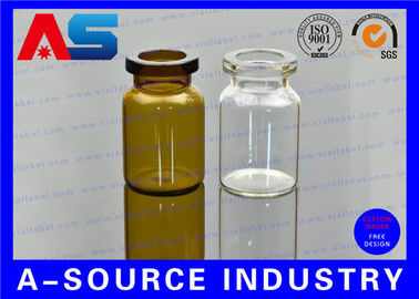 Botellas transparentes 10 ml Vialcitos de vidrio pequeños 24 mm de ancho 45 mm de altura Uso para pruebas BIO 2 ml de vialcitos de vidrio