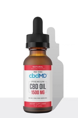 La botella de encargo del dropper del aceite de 30ml CBD etiqueta la impresión de prenda impermeable adhesiva fuerte