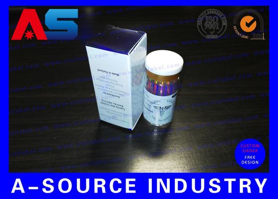 Etiquetas de Embalaje Farmacéutico de Marca para Cajas Impresión CMYK Diseño Profesional / viales de péptidos