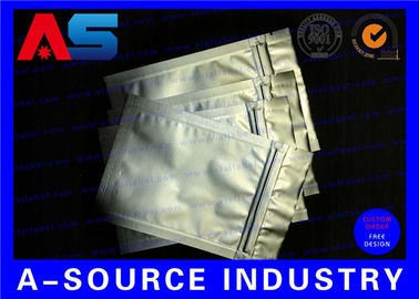 Bolsas de papel de aluminio de 10 * 15 CM Color plateado para tabletas orales Embalaje Bolsa de cartón de aluminio