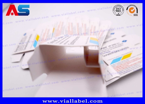 Botellas de vidrio personalizadas de papel 10 ml Envases para frascos para Pregnyl Hcg Envases farmacéuticos