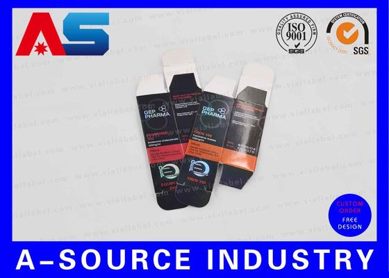 Etiquetas de Embalaje Farmacéutico de Marca para Cajas Impresión CMYK Diseño Profesional / viales de péptidos