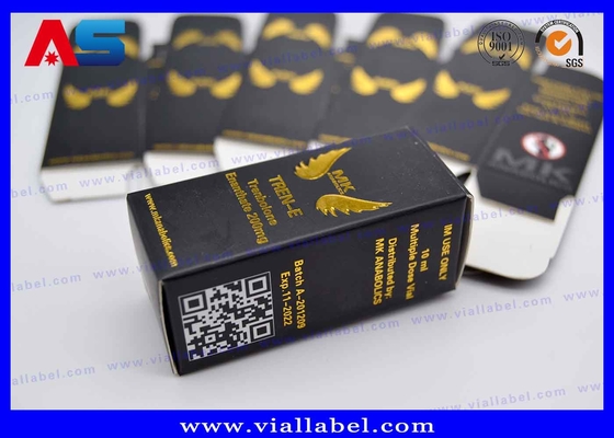 Cajas de vial de 10 ml personalizadas con recubrimiento laminado brillante y mate