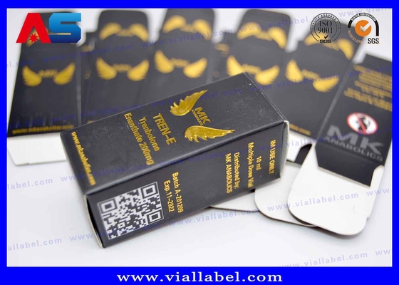 Cajas de vial de 10 ml personalizadas con recubrimiento laminado brillante y mate