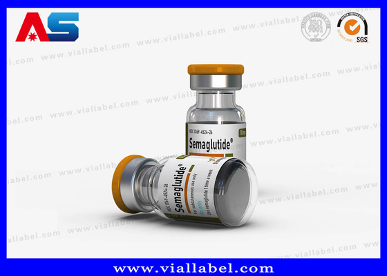 Etiquetas personalizadas de botellas pequeñas de Semaglutida para aceites inyectables