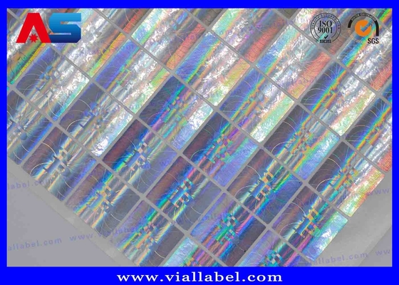Se pueden borrar pegatinas holográficas personalizadas de 10-40 mm Plata / Oro / Verde / Azul