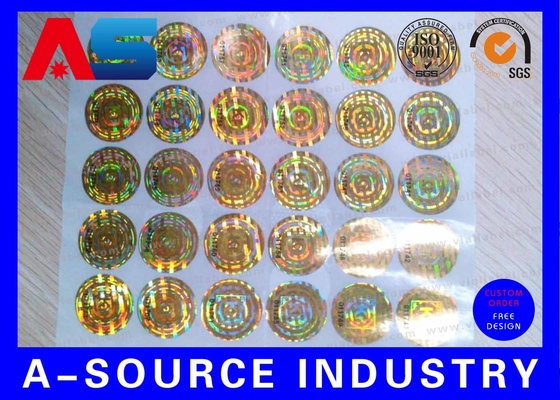 Diseño Vacío Adhesivos Holográficos Personalizados Para Envase Farmacéutico Adhesivo Fuerte