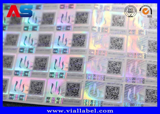 Impresión de pegatinas holográficas personalizadas con diseño libre MOQ 10000pcs
