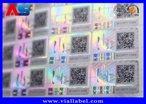 Impresión de pegatinas holográficas personalizadas con diseño libre MOQ 10000pcs