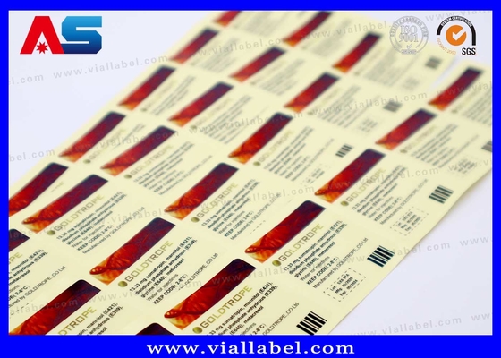 Etiquetas transparentes del frasco de 10 ml Impresión personalizada hecha en China