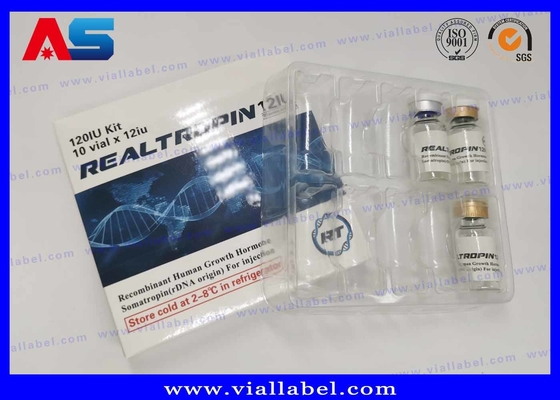 Tirzepatida 5 mg-30 mg Envase en papel Envase farmacéutico Caja 10 viales Diseño personalizado