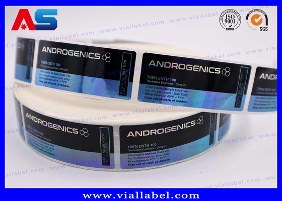 Etiqueta de etiqueta para el vial de 10 ml Genics Roll Bottle Sticker 191a Gene Uso farmacéutico
