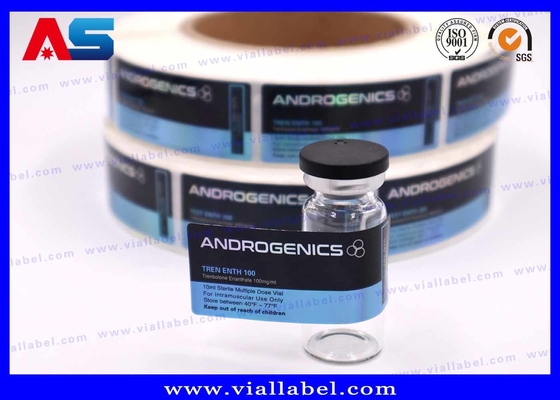 Etiqueta de etiqueta para el vial de 10 ml Genics Roll Bottle Sticker 191a Gene Uso farmacéutico