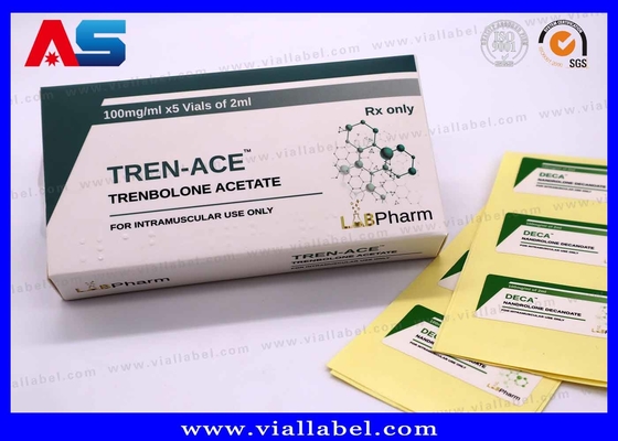 Cajas de vial de 10 ml para envases farmacéuticos Impresión holográfica Venta directa ecológica Personalizable Entrega rápida