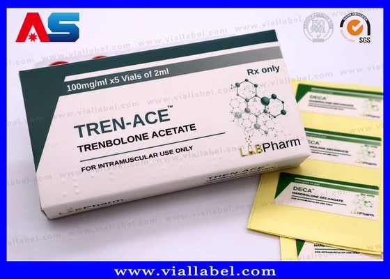 Cajas de vial de 10 ml para envases farmacéuticos Impresión holográfica Venta directa ecológica Personalizable Entrega rápida