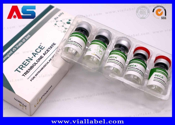 Cajas de vial de 10 ml para envases farmacéuticos Impresión holográfica Venta directa ecológica Personalizable Entrega rápida