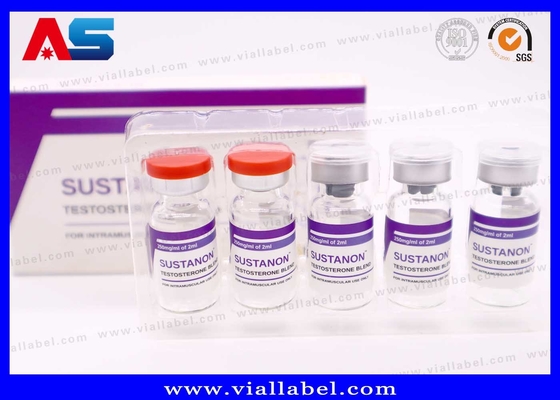 Etiquetas de vial de 10 ml hechas de película de perla blanca resistente al agua adhesivo fuerte Diseño farmacéutico personalizado