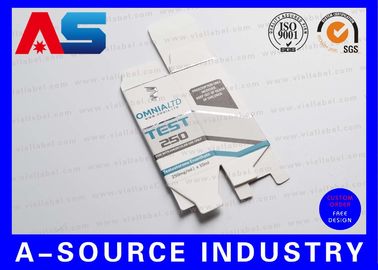 Inyecciones de péptidos personalizadas Envases de vial de cartón Para envases farmacéuticos Omnia Envases de papel pequeños