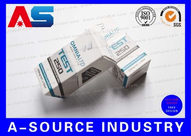 Inyecciones de péptidos personalizadas Envases de vial de cartón Para envases farmacéuticos Omnia Envases de papel pequeños