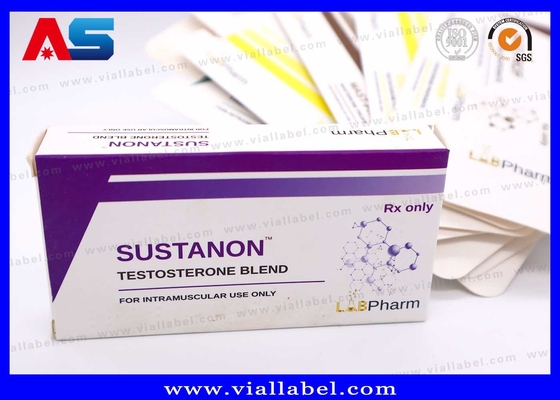 Caja de papel UV mate y en relieve de primera calidad para viales de Semaglutida de 2x2 ml ¢ Solución de embalaje de péptidos de gama alta