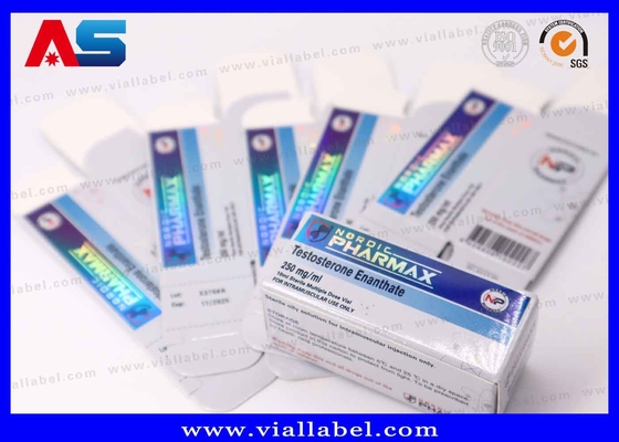 Luxury Laser & Embossed Paper Box para frascos de prueba Enan de 10 ml Solución de embalaje farmacéutico de alta gama