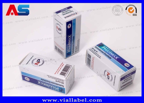 Luxury Laser & Embossed Paper Box para frascos de prueba Enan de 10 ml Solución de embalaje farmacéutico de alta gama