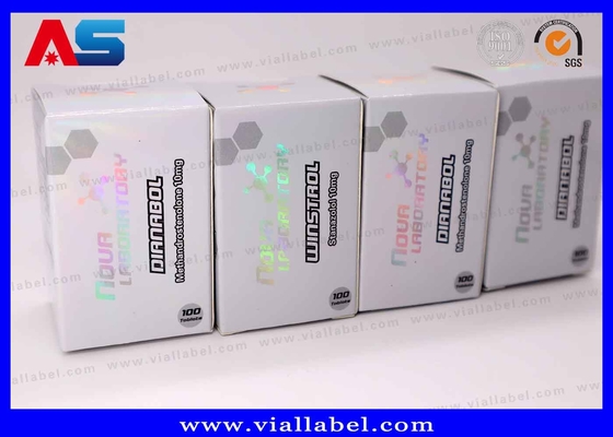 Caja de vial de 10 ml de calidad con características de seguridad holográfica Embalaje farmacéutico a prueba de alteraciones. Certificado ISO 9001 y FSC, más de 12 años de experiencia en exportación global.