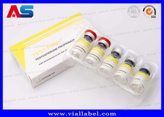 Caja de vial holográfico de 10 ml con inserción PET reciclable. Envases farmacéuticos y cosméticos sostenibles. 12 años de experiencia en OEM/ODM.