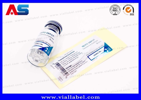 Etiquetas adhesivas sólidas para viales de alta calidad para uso médico y de laboratorio 2 ml / 10 ml