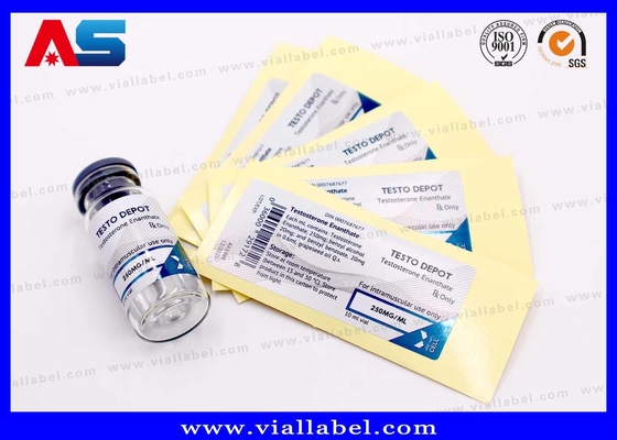 Etiquetas adhesivas sólidas para viales de alta calidad para uso médico y de laboratorio 2 ml / 10 ml