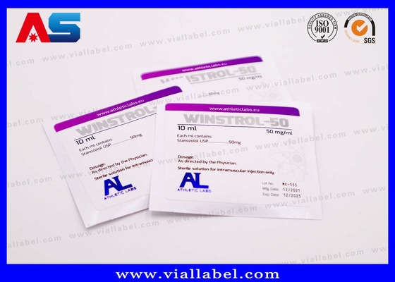 Etiquetas personalizadas de suplementos de acondicionamiento físico para 2ml/8ml/10ml de vial de vidrio. Impresión holográfica a prueba de alteraciones y impermeable. 12+ años de experiencia. Envío DDP y cumplimiento sin complicaciones.