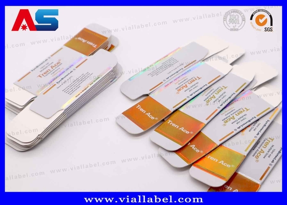 Cajas de cartón personalizables con efecto láser de 10 ml para viales farmacéuticos
