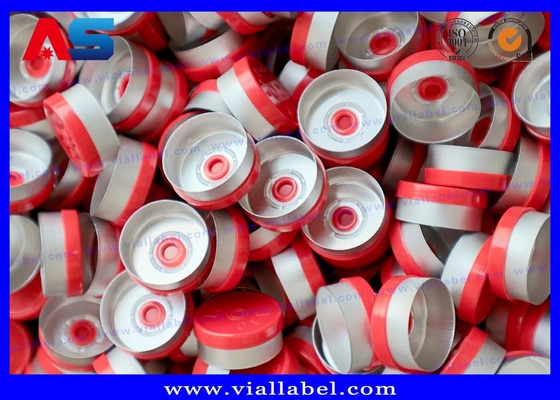 Capas de aluminio y plástico personalizadas (13 mm/20 mm) Logotipo farmacéutico grabado y palabras