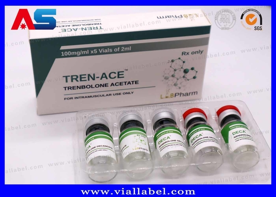 LabPharma Farmacéutica Imprimida Caja de papel de 10 ml y etiqueta de la botella con kit de vial
