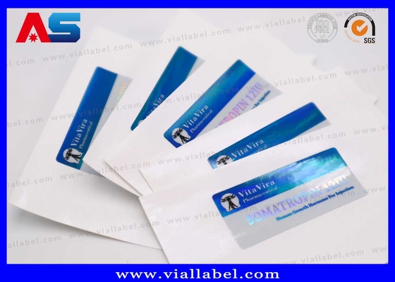 Etiquetas de vial de péptidos duraderos para recipientes de 2 ml con dibujo personalizado Servicio de diseño gratuito MOQ 100pcs