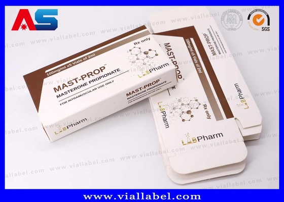 Caja de almacenamiento de péptidos personalizada para vial de 2x2ml, caja de embalaje de péptidos premium Impresión personalizada