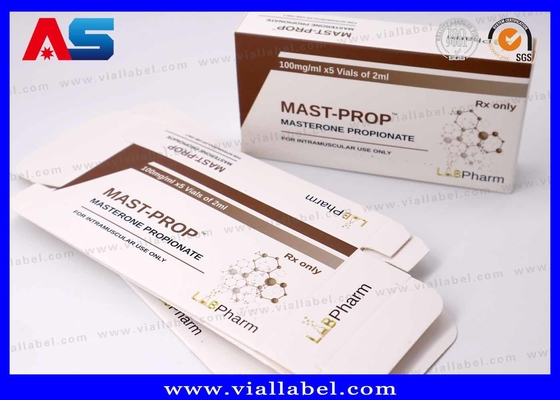 Caja de almacenamiento de péptidos personalizada para vial de 2x2ml, caja de embalaje de péptidos premium Impresión personalizada