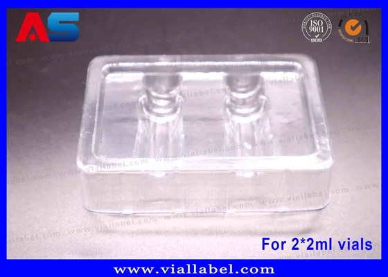 Envase de tirzepatida ampollas, bandejas de plástico para contener 2 viales de 2 ml, espesor de 50 mm material ecológico