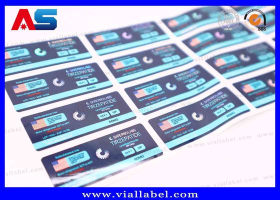 Étiquetas de botellas pequeñas de 3 ml resistentes al agua y adhesivos fuertes para etiquetado permanente