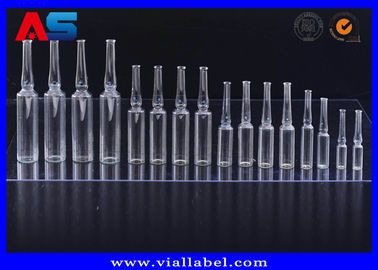 Frascos de cristal 5ml del claro amistoso de la ampolla de Eco pequeños para el líquido de la medicina