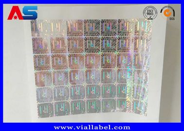 Matrix Laser Adesivos Holográficos Personalizados Holograma de vinilo Vacío para la caja de almacenamiento del frasco Holograma láser 3D