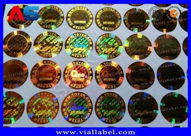 Anti-falsificación de seguridad Holograma pegatinas para 10 ml Vial etiqueta Cajas 3d pegatina holograma