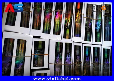 culturismo Enantato Peptido farmacéutico Etiquetas de botellas RX láser Holograma Embalaje etiquetas de vial de hierba